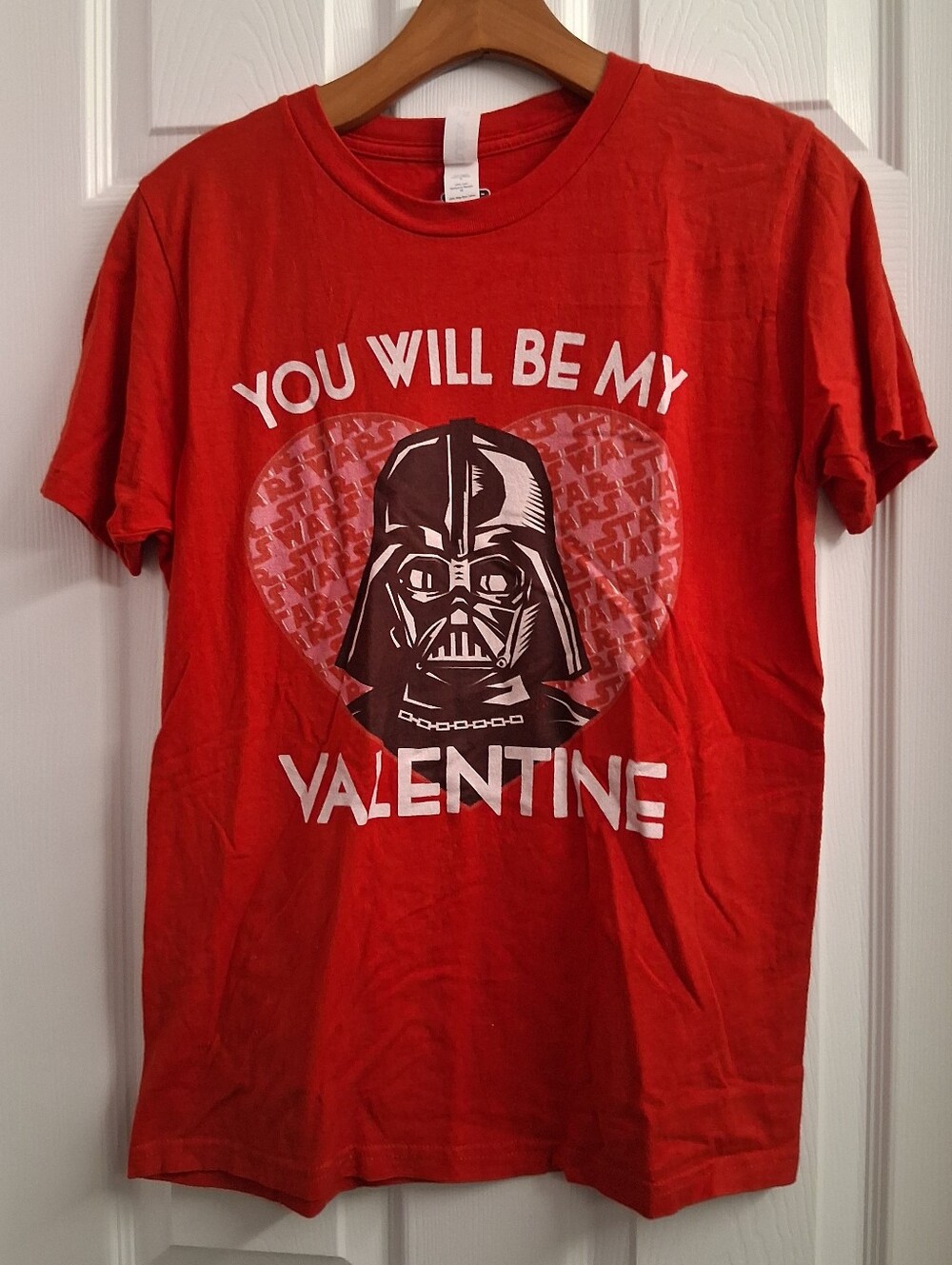 Kids XL Darth Vader Valentines Day Shirt